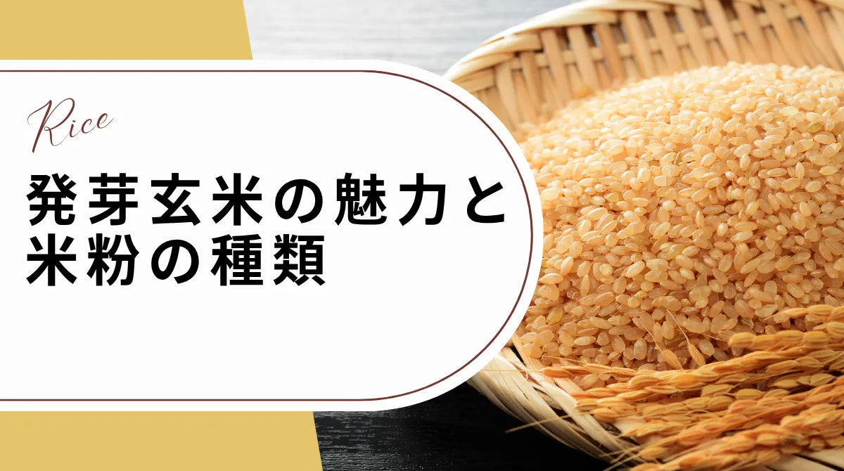発芽玄米の魅力と米粉の種類